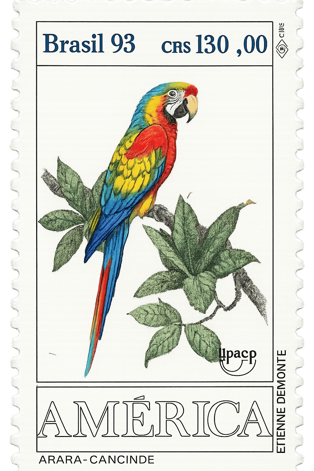 Brazil 1993 Arara stamp